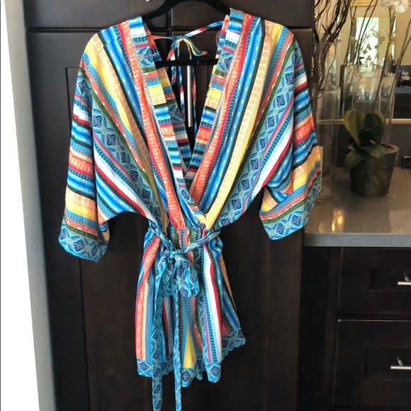 Forever 21 multicolored romper - Picture 4 of 7